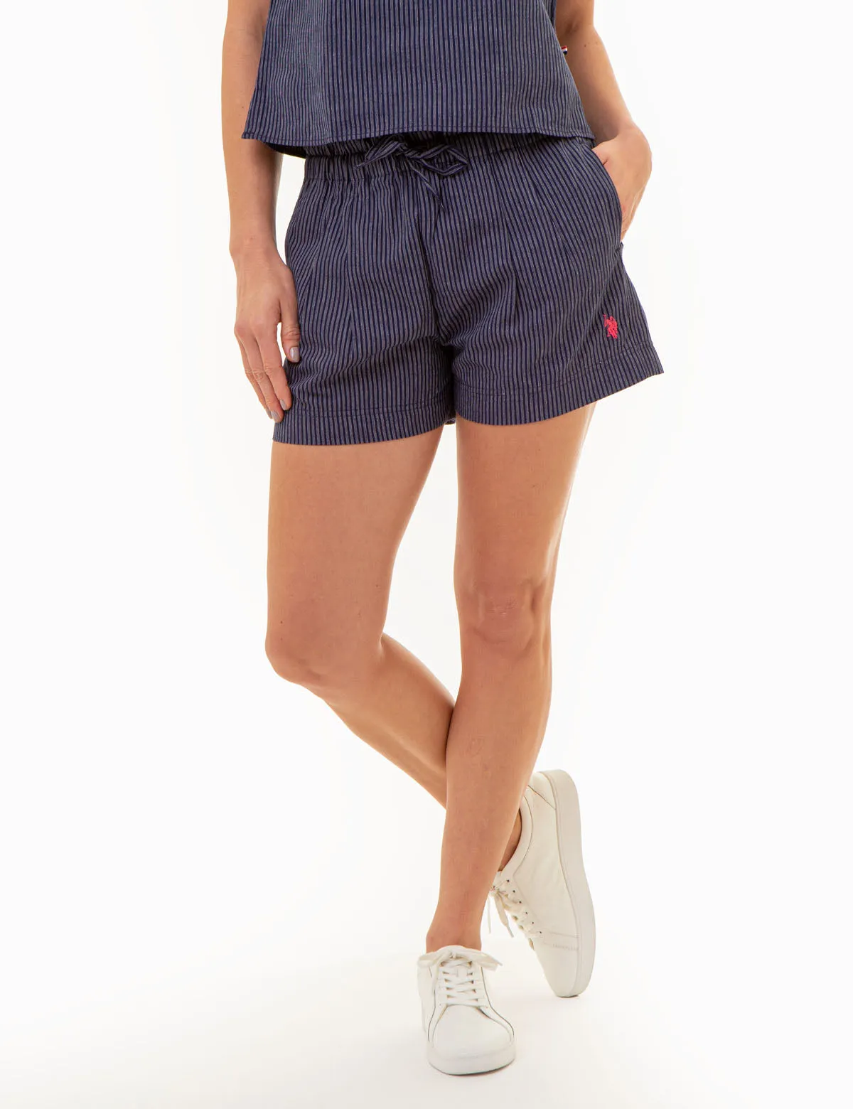 PLEATED LINEN SOFT SHORTS sold by U.S. Polo Assn.