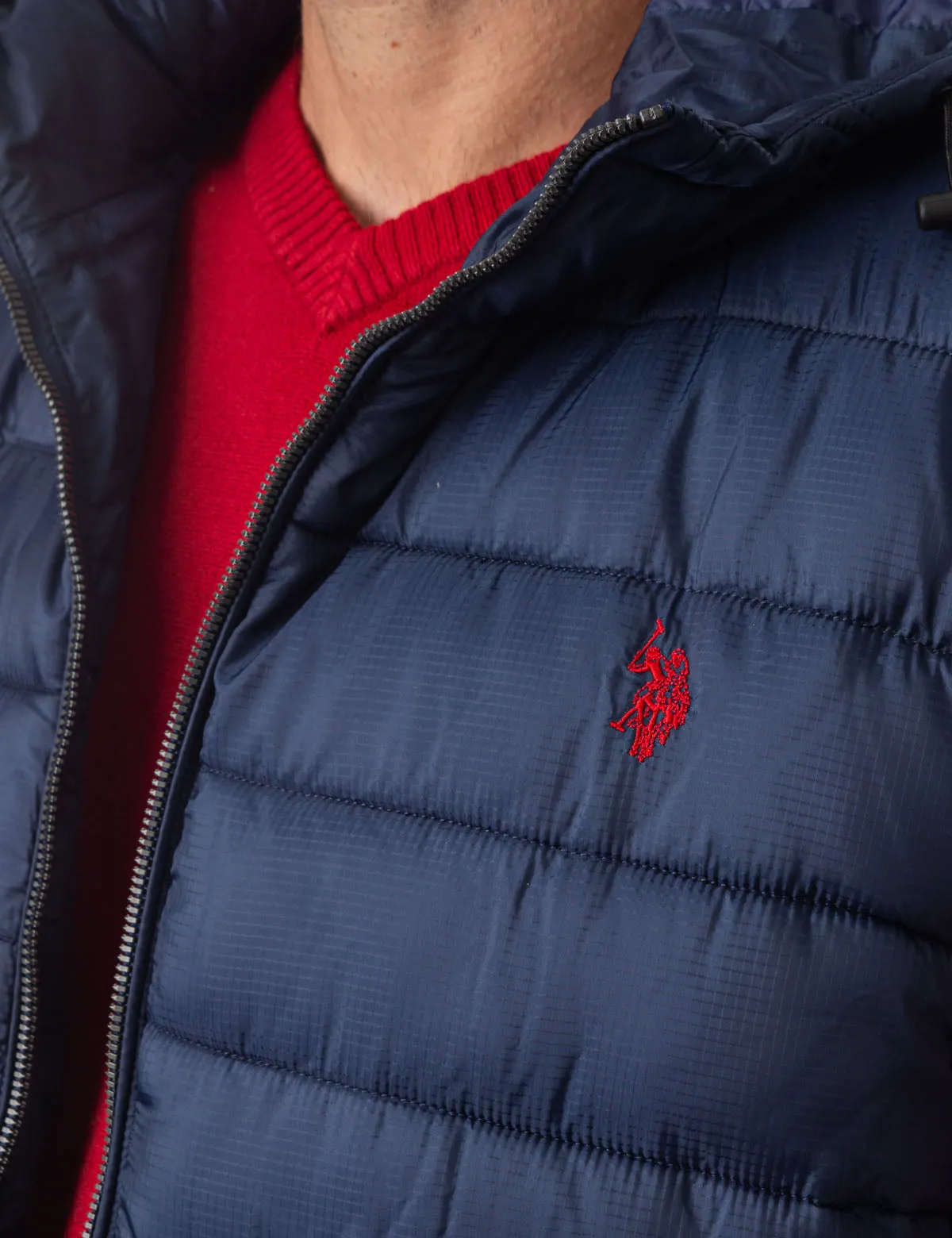 PUFFER VEST WITH HOOD sold by U.S. Polo Assn. product image thumbnail 4