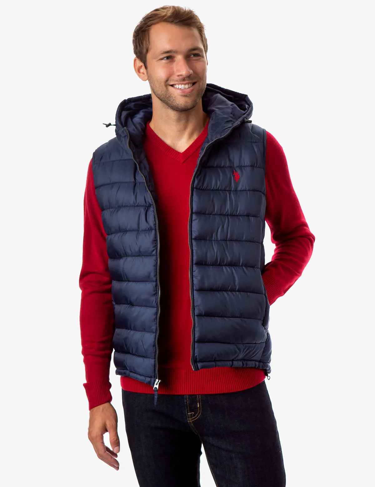 PUFFER VEST WITH HOOD sold by U.S. Polo Assn. product image thumbnail 5