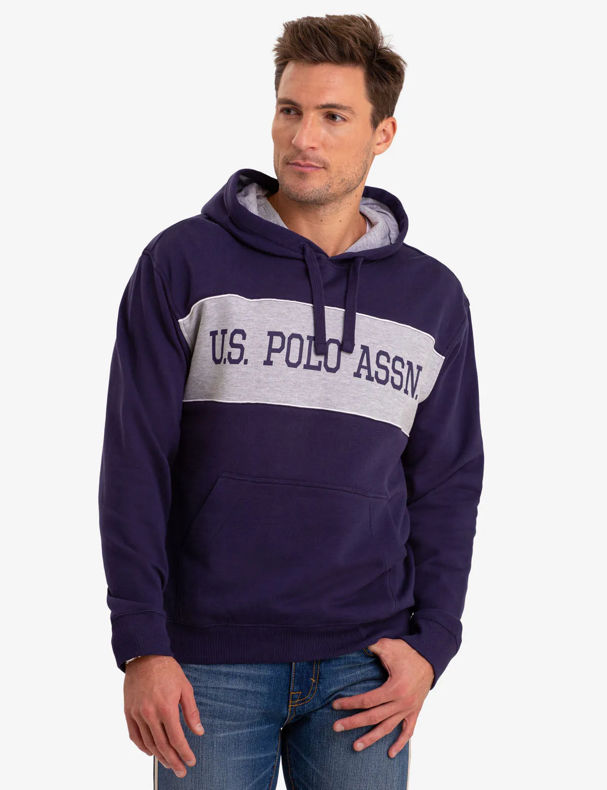COLORBLOCK LOGO HOODIE sold by U.S. Polo Assn. product image thumbnail 5