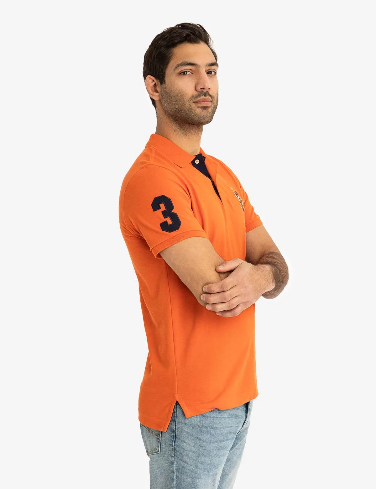 MULTI COLOR BIG LOGO POLO SHIRT sold by U.S. Polo Assn. product image thumbnail 3