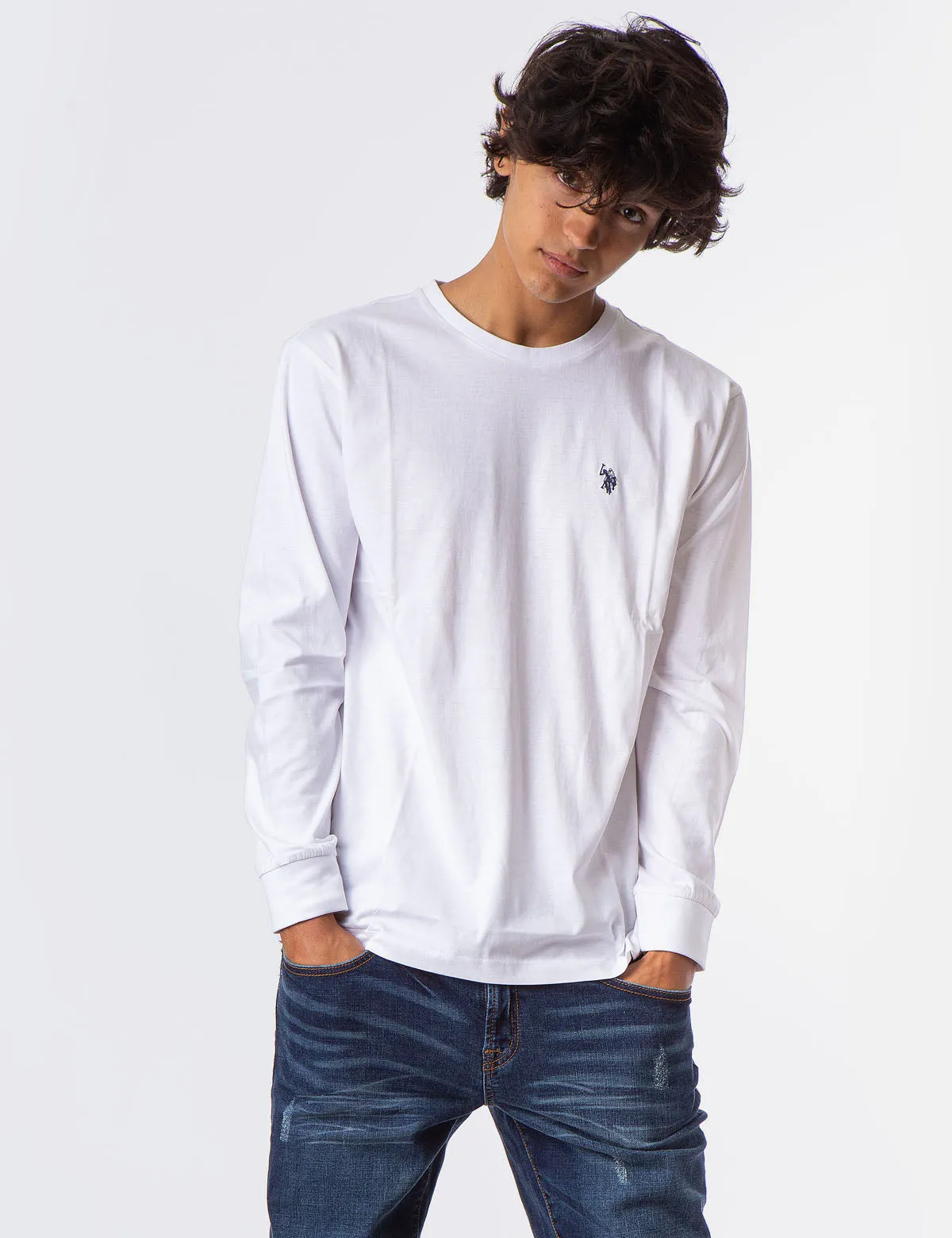 LONG SLEEVE SOLID T-SHIRT sold by U.S. Polo Assn. product image thumbnail 4
