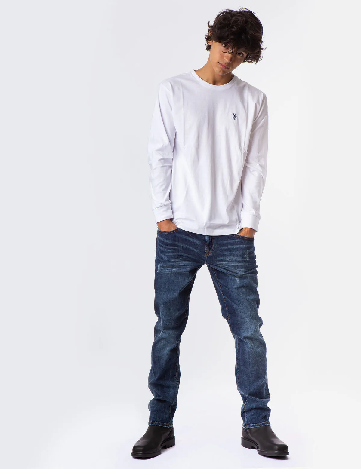 LONG SLEEVE SOLID T-SHIRT sold by U.S. Polo Assn. product image thumbnail 5