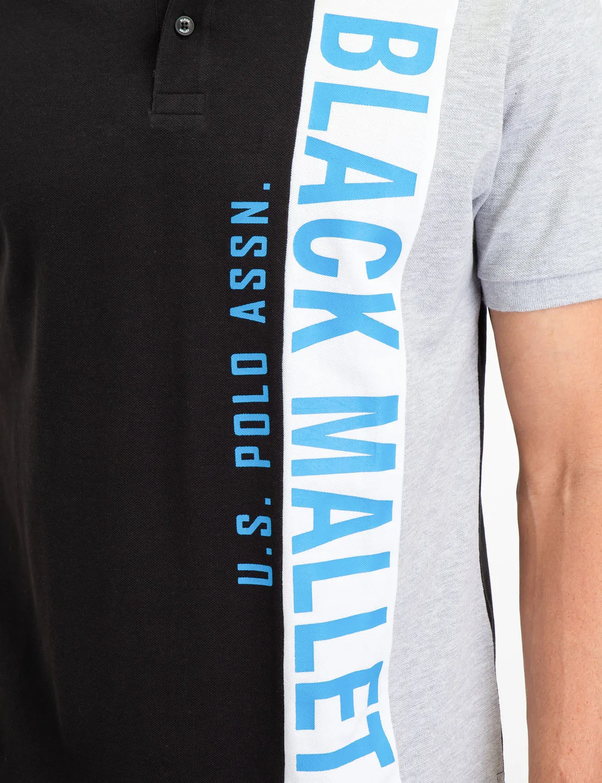BLACK MALLET VERTICAL LOGO POLO SHIRT sold by U.S. Polo Assn. product image thumbnail 5