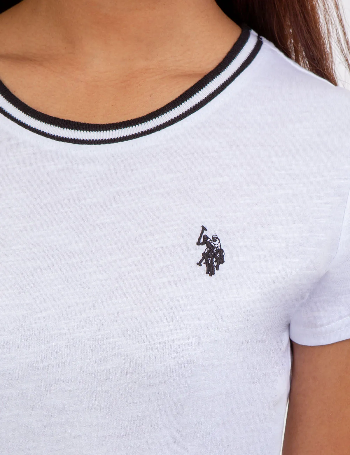 RINGER NECK TRIM T-SHIRT sold by U.S. Polo Assn. product image thumbnail 2