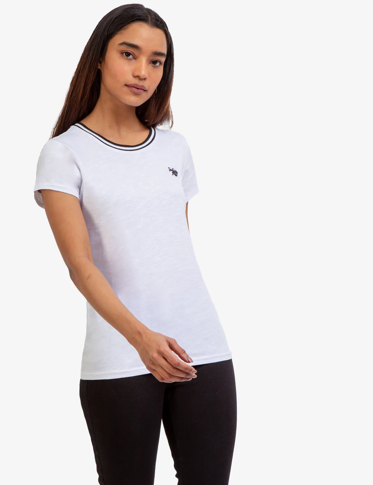 RINGER NECK TRIM T-SHIRT sold by U.S. Polo Assn. product image thumbnail 4