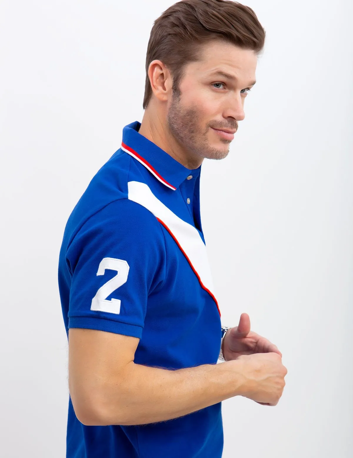 DIAGONAL STRIPE POLO SHIRT sold by U.S. Polo Assn. product image thumbnail 2