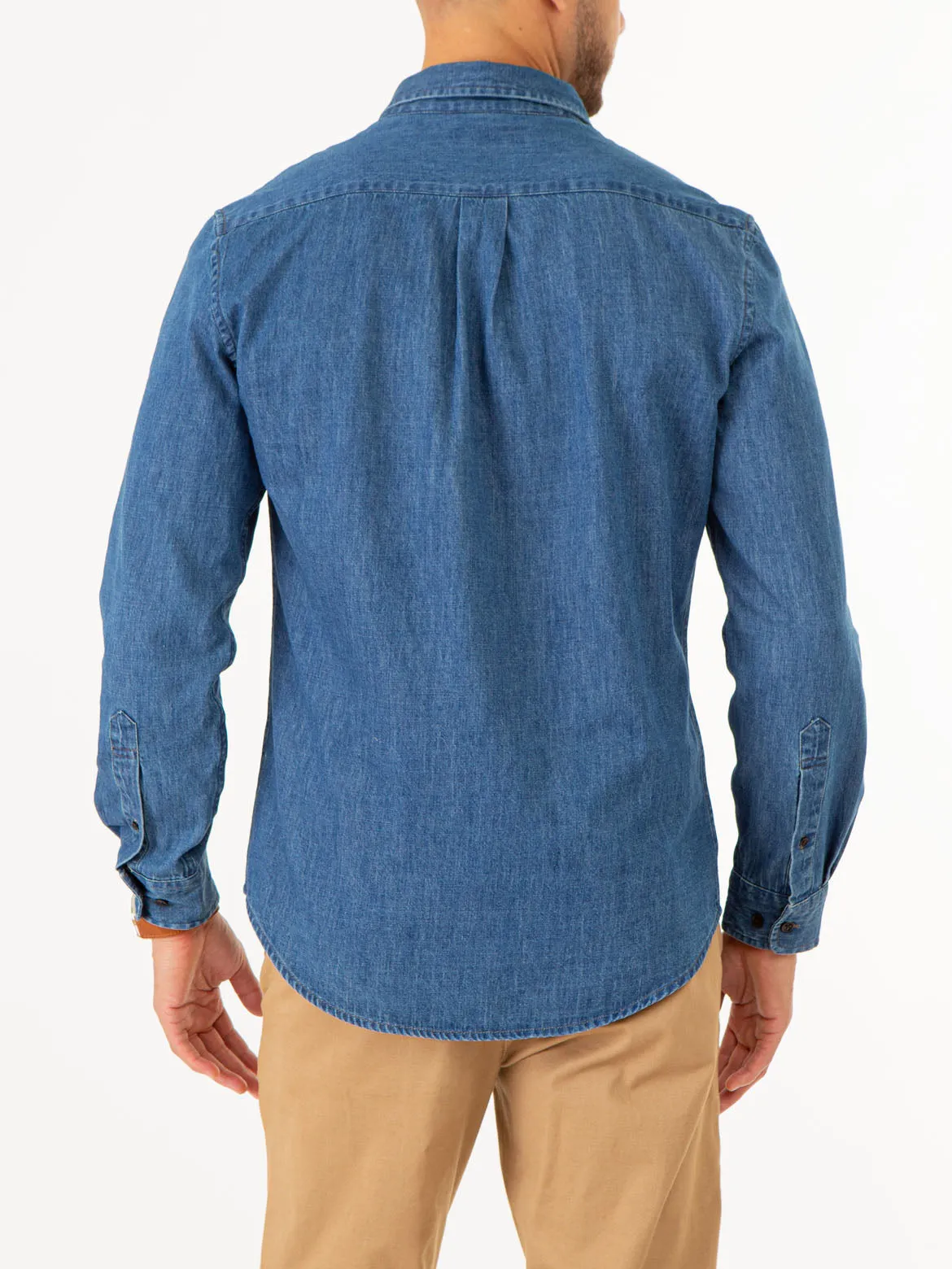 INDIGO LONG SLEEVE DENIM SHIRT sold by U.S. Polo Assn. product image thumbnail 4