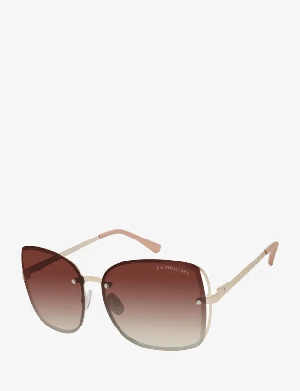 LADIES METAL SQUARE VENTED SUNGLASSES sold by U.S. Polo Assn.