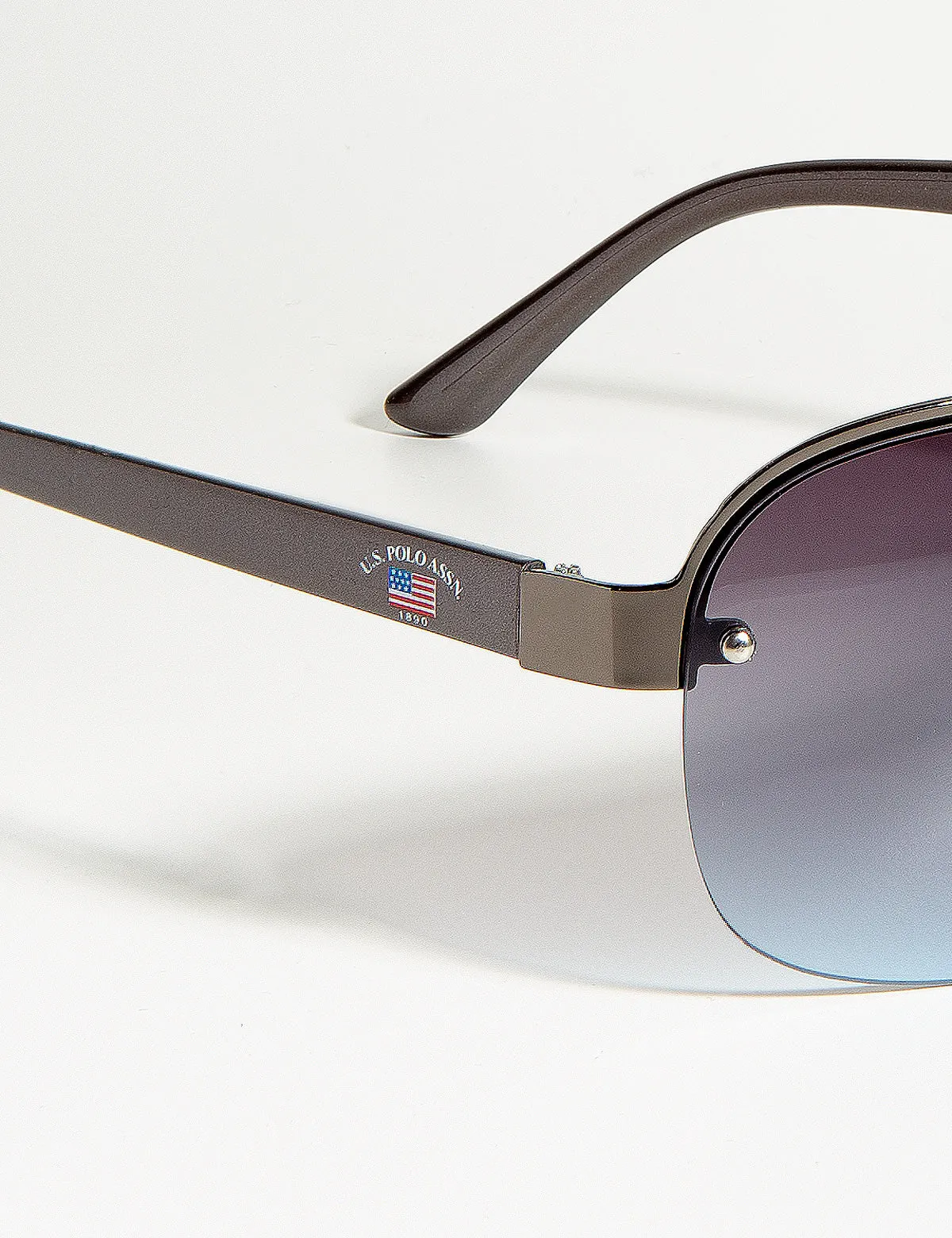 WIDE SHIELD METAL RIM SUNGLASSES sold by U.S. Polo Assn. product image thumbnail 3