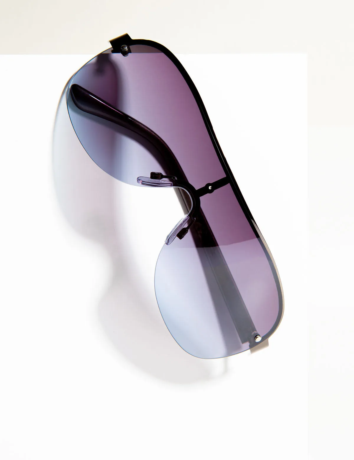 WIDE SHIELD METAL RIM SUNGLASSES sold by U.S. Polo Assn. product image thumbnail 4
