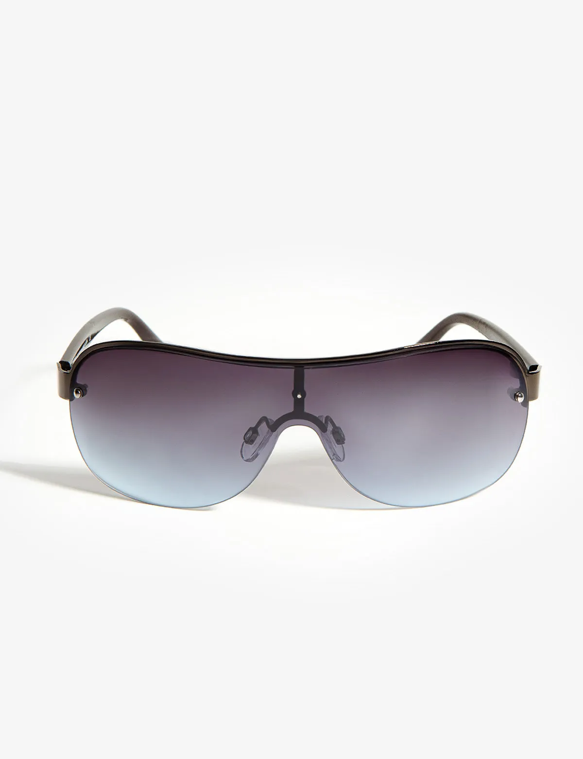 WIDE SHIELD METAL RIM SUNGLASSES sold by U.S. Polo Assn.