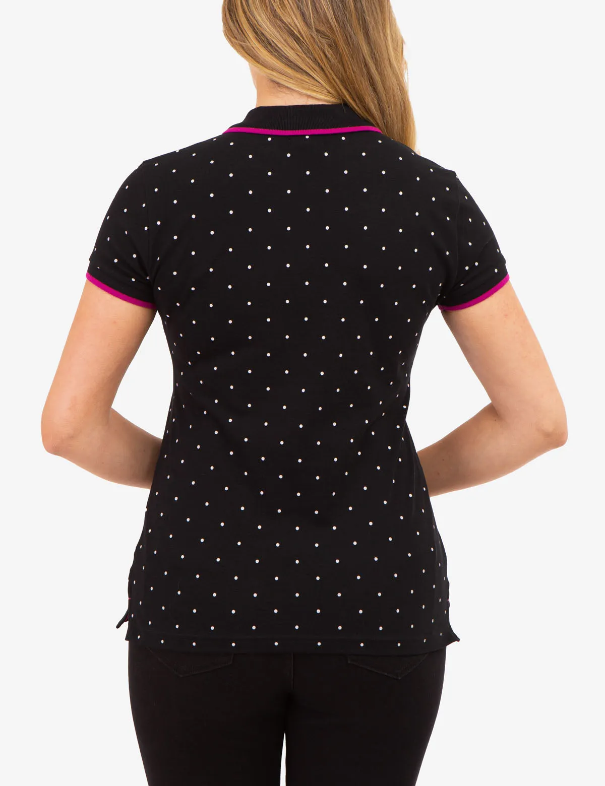 DOT PRINT PIQUE POLO SHIRT sold by U.S. Polo Assn. product image thumbnail 4