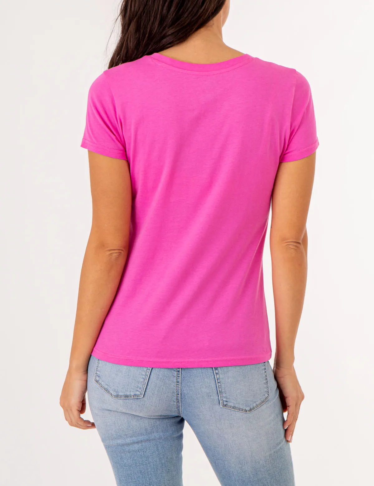 V-NECK STRIPE FOIL GRAPHIC T-SHIRT sold by U.S. Polo Assn. product image thumbnail 5