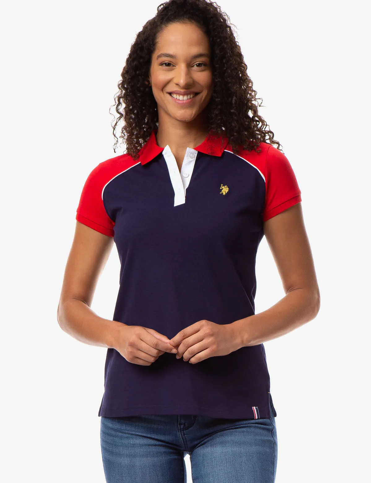 COLORBLOCK POLO SHIRT sold by U.S. Polo Assn.