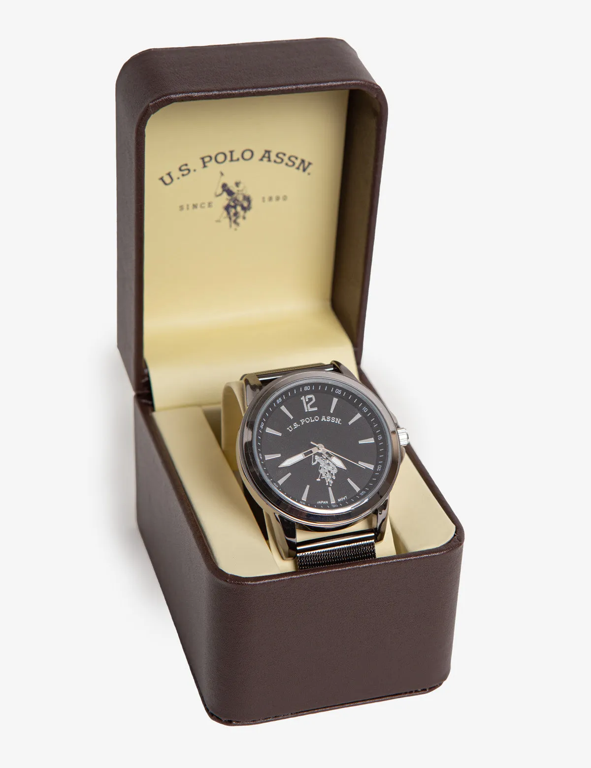 MENS BLACK ANALOG MESH WATCH sold by U.S. Polo Assn. product image thumbnail 2