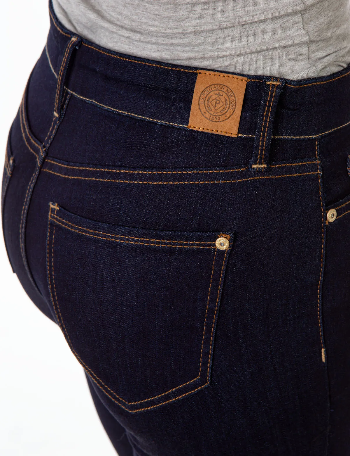 REPREVE® HIGH RISE JEGGING sold by U.S. Polo Assn. product image thumbnail 5