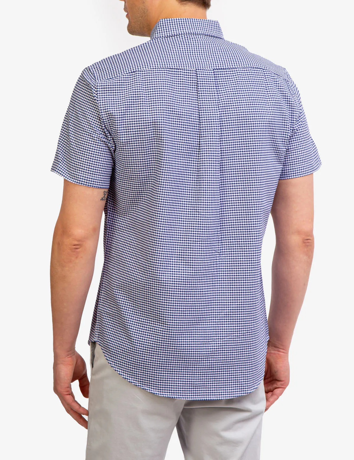 GINGHAM OXFORD SHORT SLEEVE SHIRT sold by U.S. Polo Assn. product image thumbnail 4