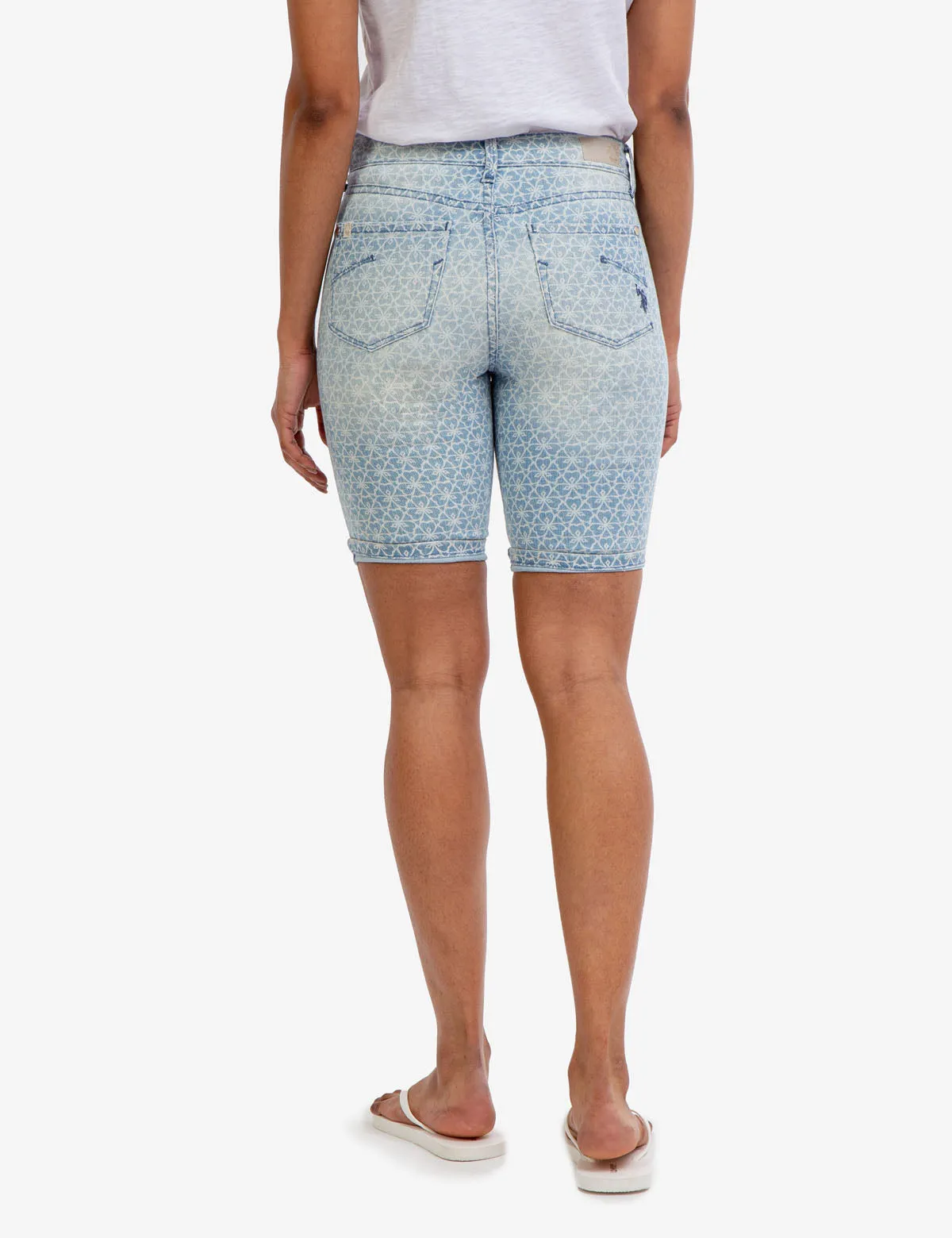 STRETCH DENIM SHORTS sold by U.S. Polo Assn. product image thumbnail 5