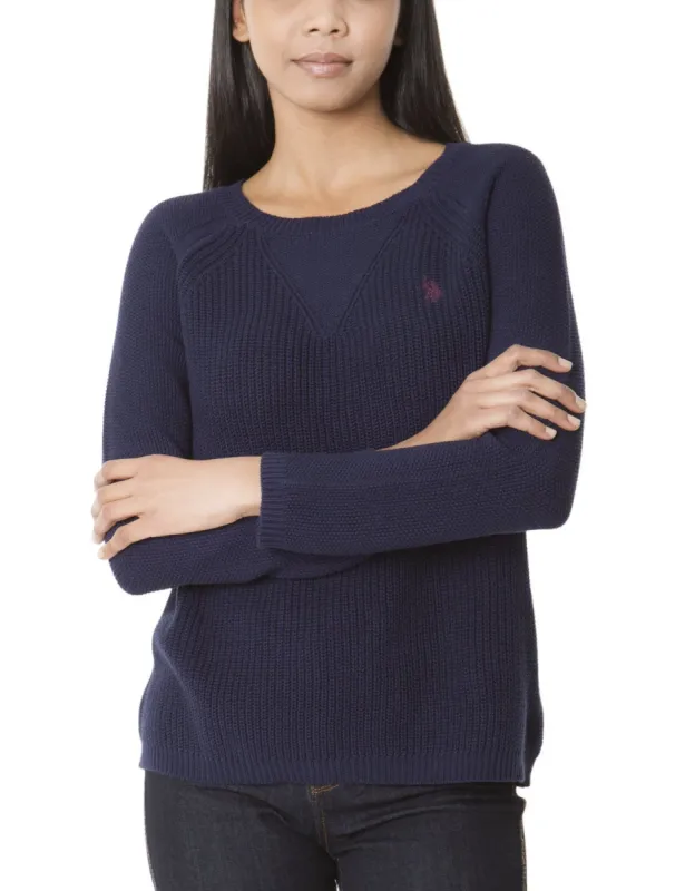 SEAMED DETAIL SWEATER sold by U.S. Polo Assn.