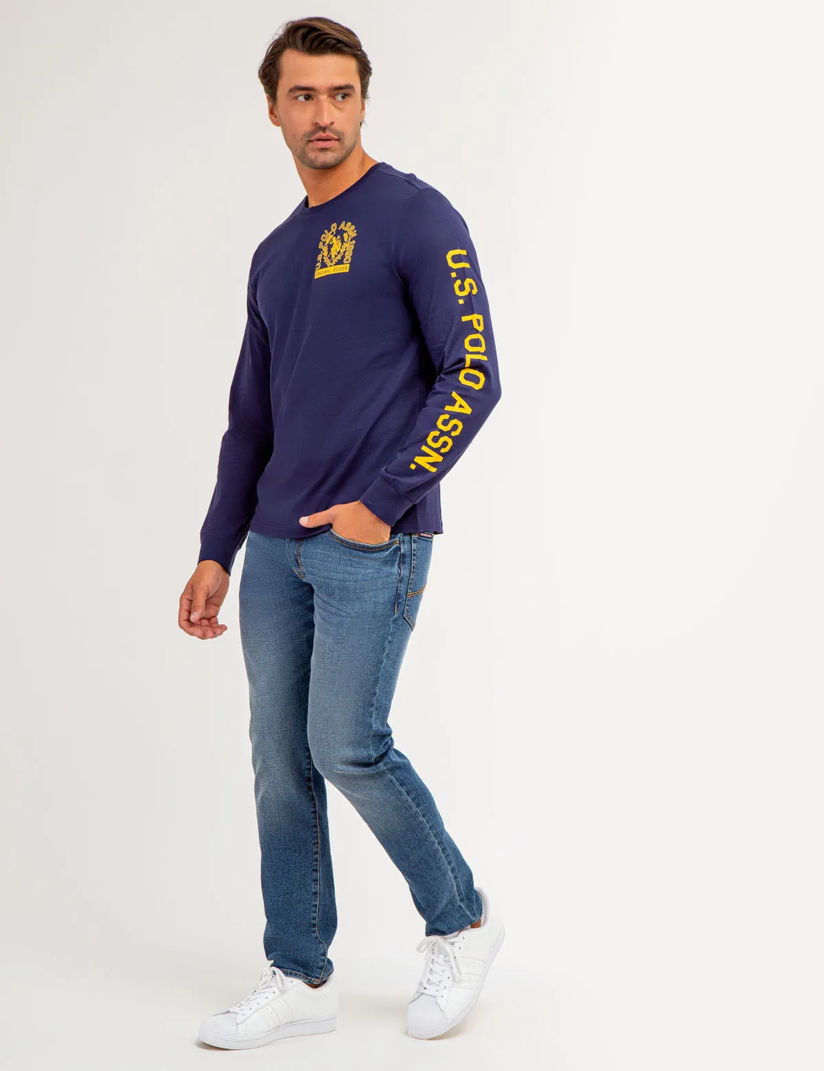 U.S. POLO ASSN. GRAPHIC LONG SLEEVE T-SHIRT sold by U.S. Polo Assn. product image thumbnail 2