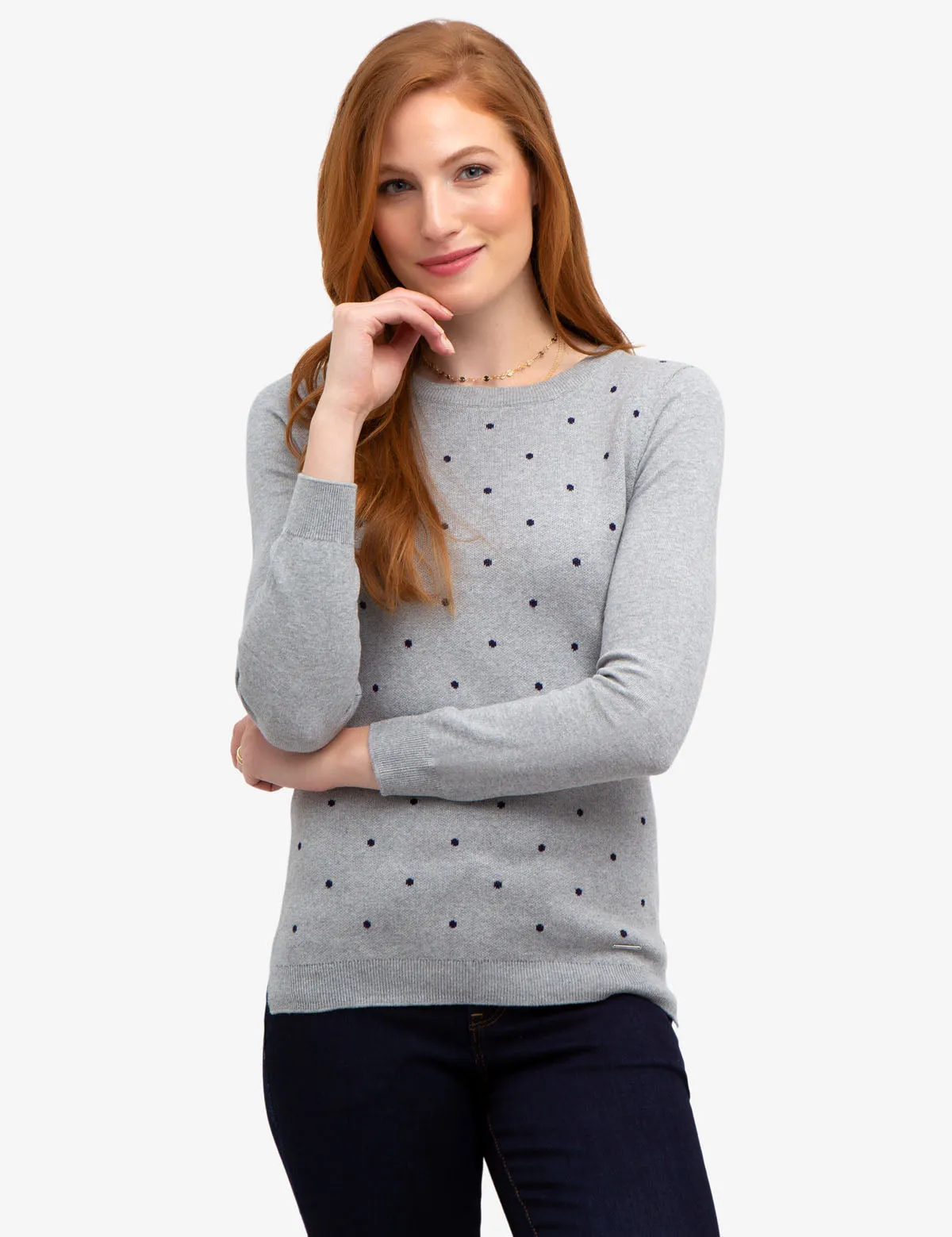 DOT CREW NECK SWEATER sold by U.S. Polo Assn.
