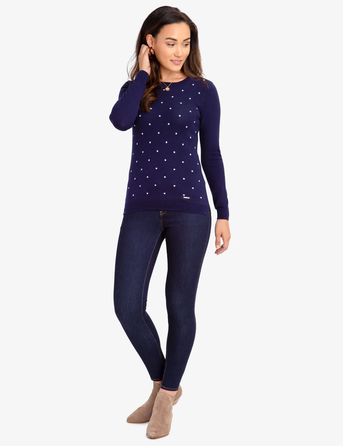 DOT CREW NECK SWEATER sold by U.S. Polo Assn. product image thumbnail 4