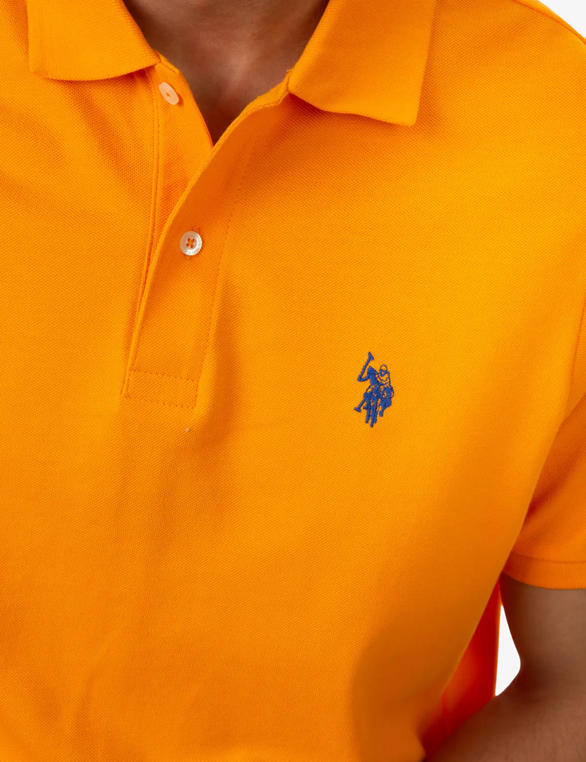 PIQUE SMALL LOGO POLO SHIRT sold by U.S. Polo Assn. product image thumbnail 5