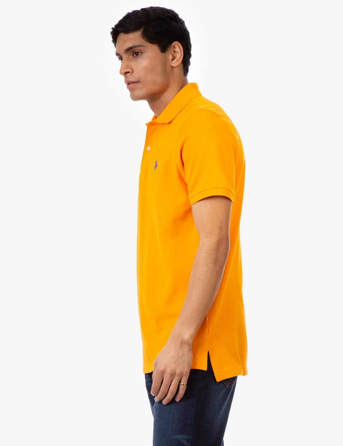 PIQUE SMALL LOGO POLO SHIRT sold by U.S. Polo Assn. product image thumbnail 3