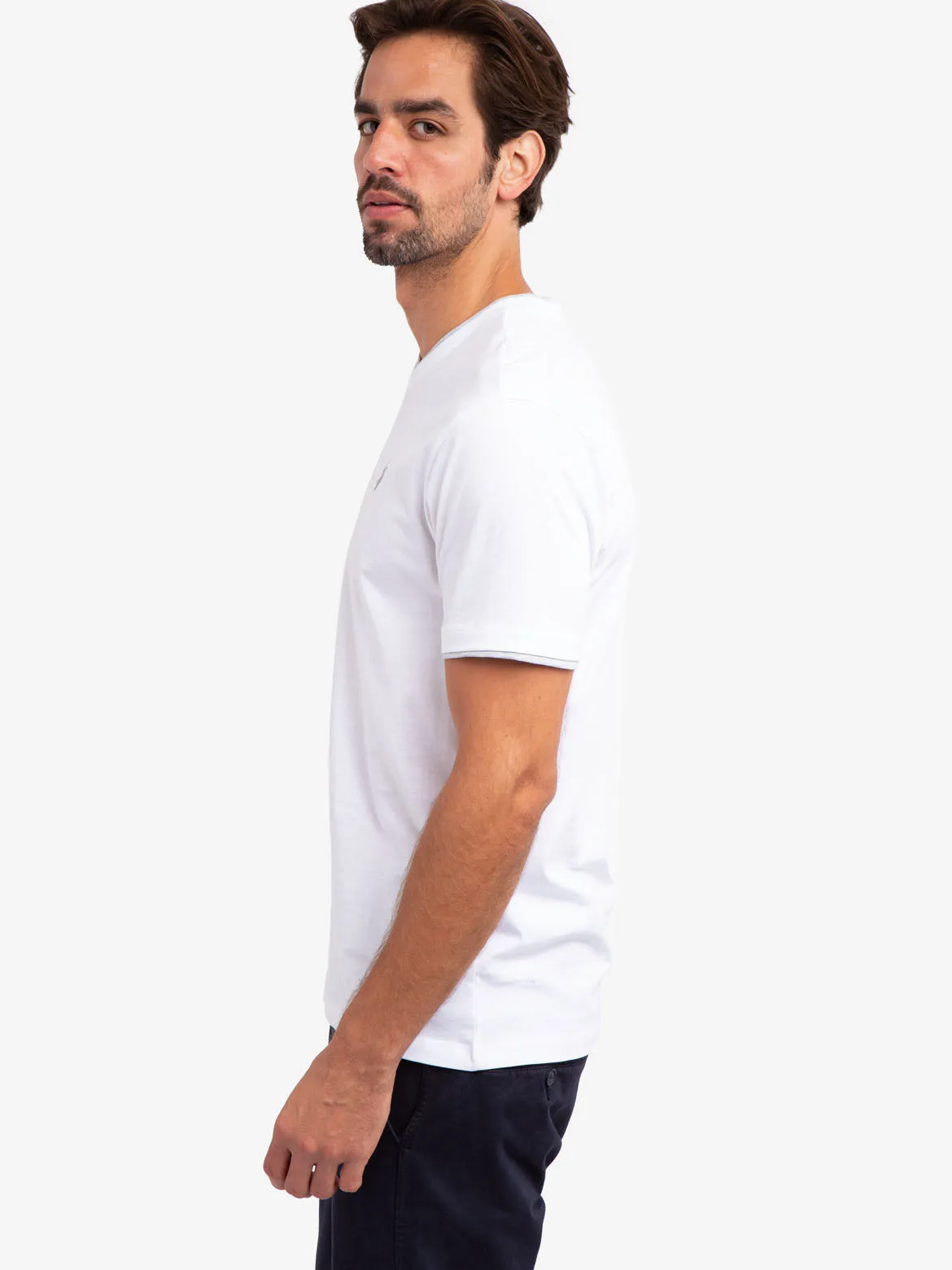 DOUBLE V-NECK T-SHIRT sold by U.S. Polo Assn. product image thumbnail 3