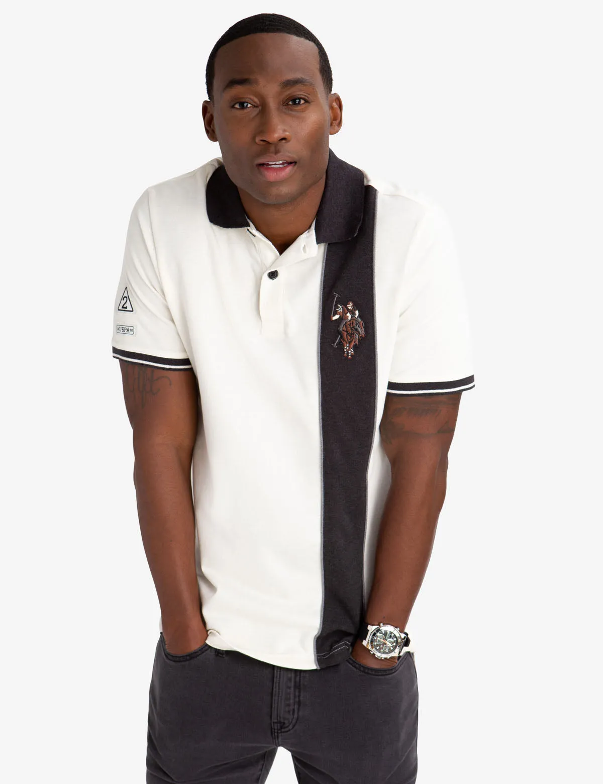 VERTICAL STRIPE POLO SHIRT sold by U.S. Polo Assn. product image thumbnail 3