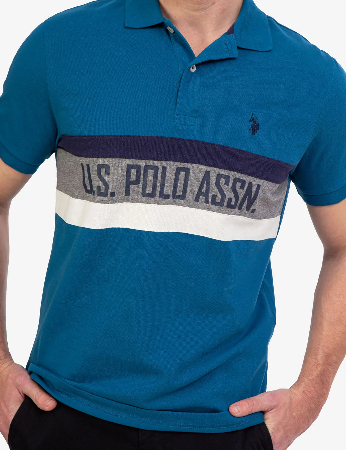 U.S. POLO ASSN. COLORBLOCK POLO SHIRT sold by U.S. Polo Assn. product image thumbnail 5