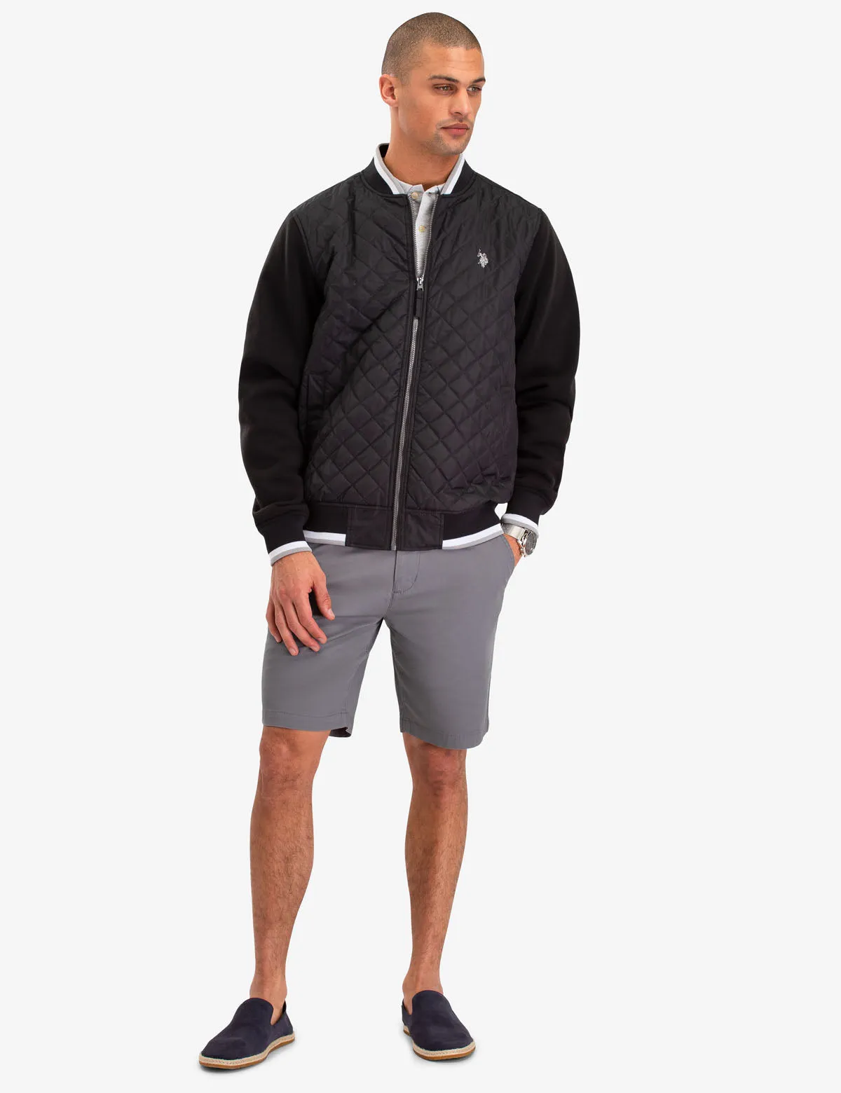 QUILTED KNIT SLEEVE JACKET sold by U.S. Polo Assn. product image thumbnail 2