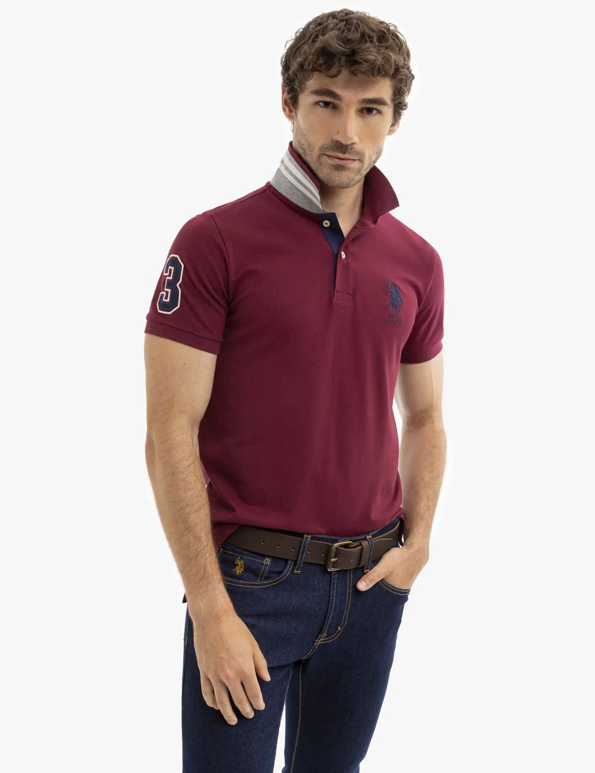 SLIM FIT STRETCH POLO SHIRT sold by U.S. Polo Assn. product image thumbnail 2