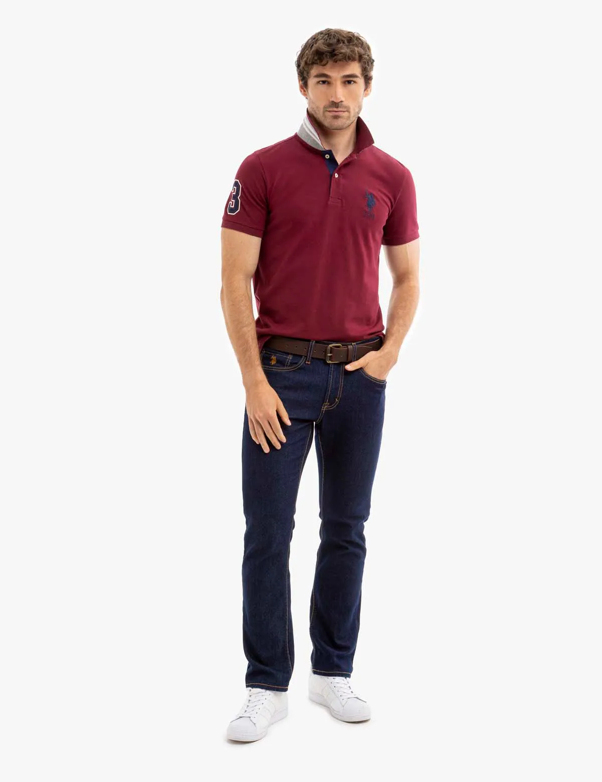 SLIM FIT STRETCH POLO SHIRT sold by U.S. Polo Assn. product image thumbnail 3