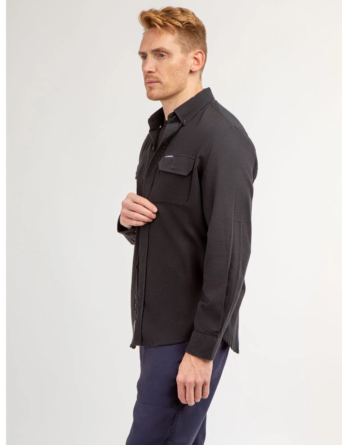 USPA SPORT PEACHED TWILL LONG SLEEVE SHIRT sold by U.S. Polo Assn. product image thumbnail 4