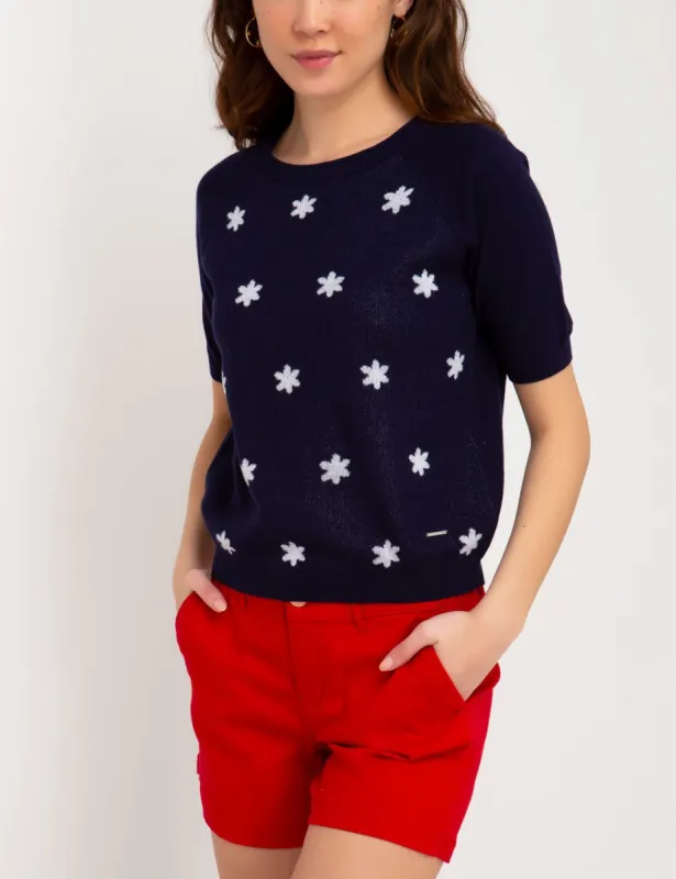 FLORAL CREWNECK SWEATER sold by U.S. Polo Assn.