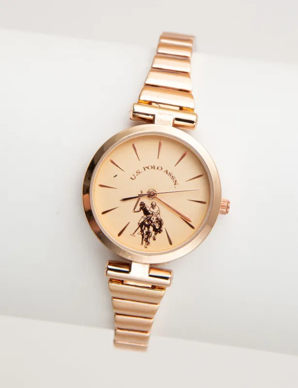 LADIES CLASSIC LINK WATCH sold by U.S. Polo Assn.