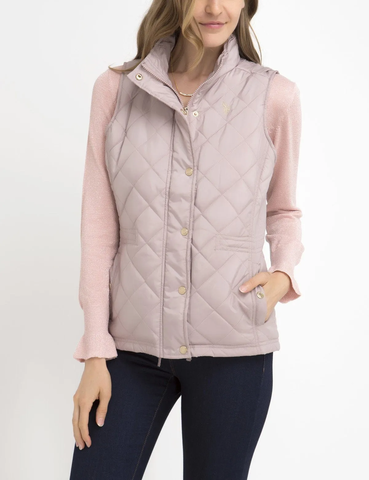 SIDE CINCHED WAIST VEST sold by U.S. Polo Assn. product image thumbnail 4