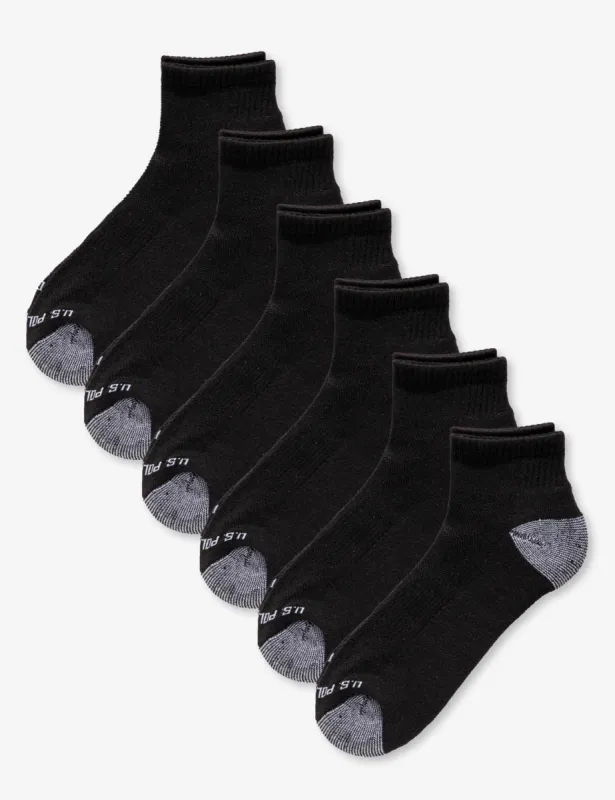 MENS 6PK QUARTER CREW SOCKS sold by U.S. Polo Assn.