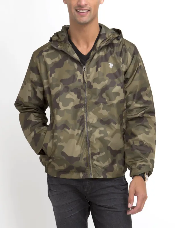 Essential Hooded Windbreaker sold by U.S. Polo Assn.