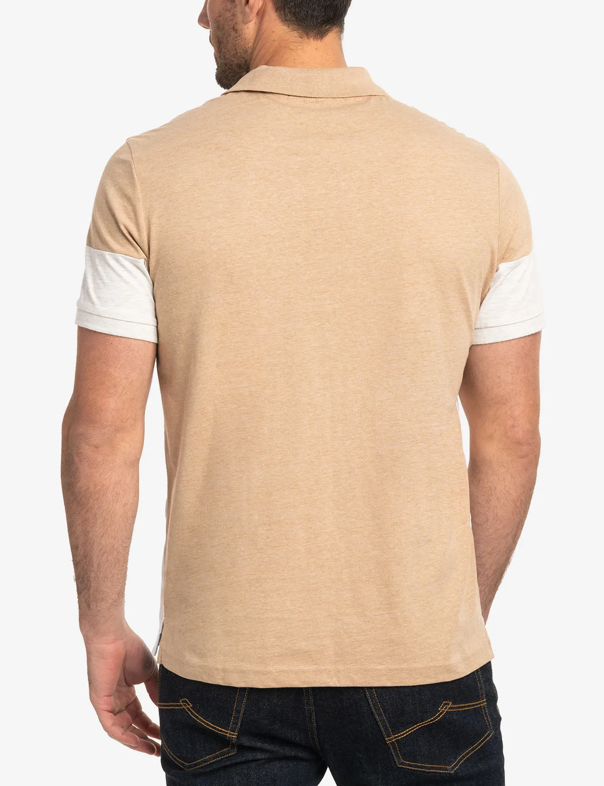 COLOR BLOCK JERSEY POLO SHIRT sold by U.S. Polo Assn. product image thumbnail 4