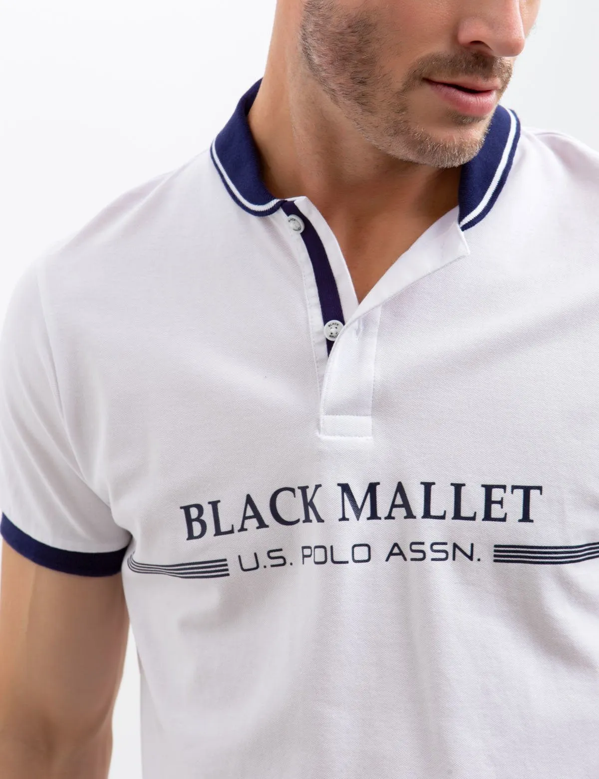 BLACK MALLET POLO SHIRT sold by U.S. Polo Assn. product image thumbnail 5