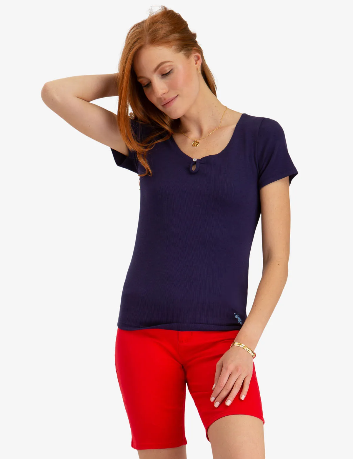 KEYHOLE RIB TOP sold by U.S. Polo Assn. product image thumbnail 3
