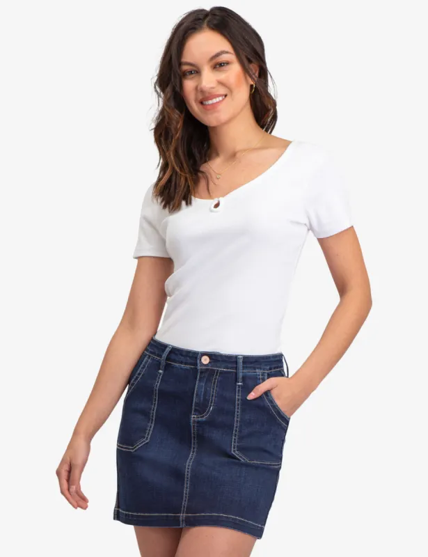 KEYHOLE RIB TOP sold by U.S. Polo Assn.