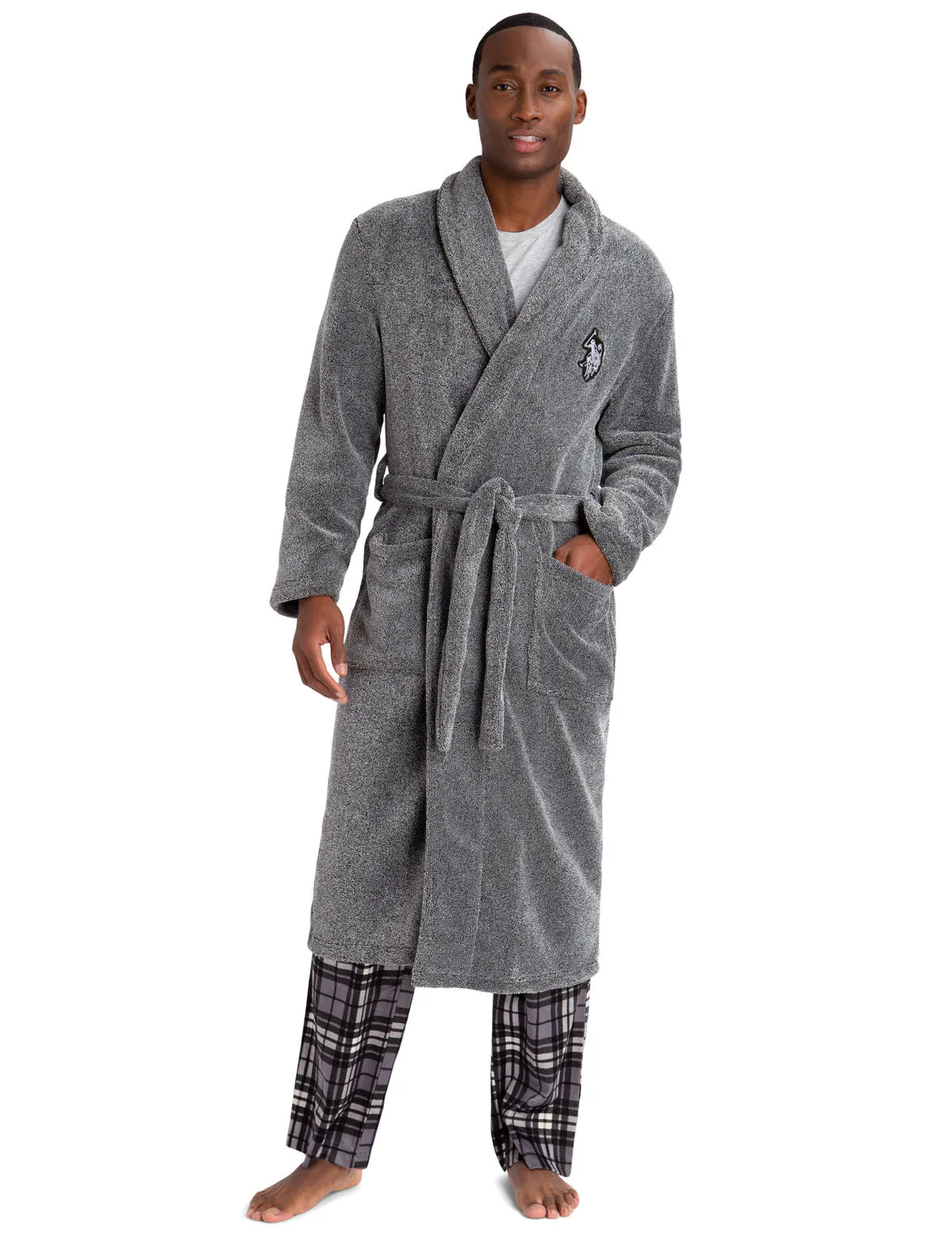 MARLED PLUSH ROBE sold by U.S. Polo Assn.