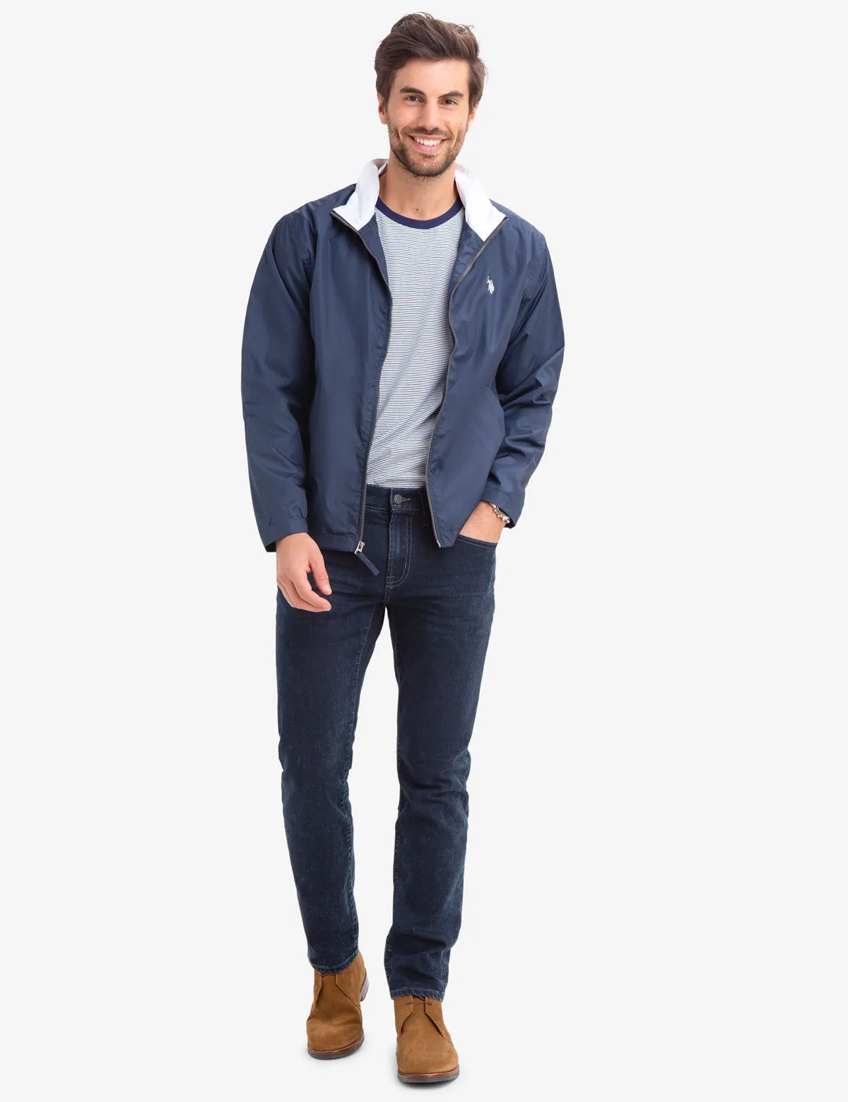 COLLARED WINDBREAKER sold by U.S. Polo Assn. product image thumbnail 2