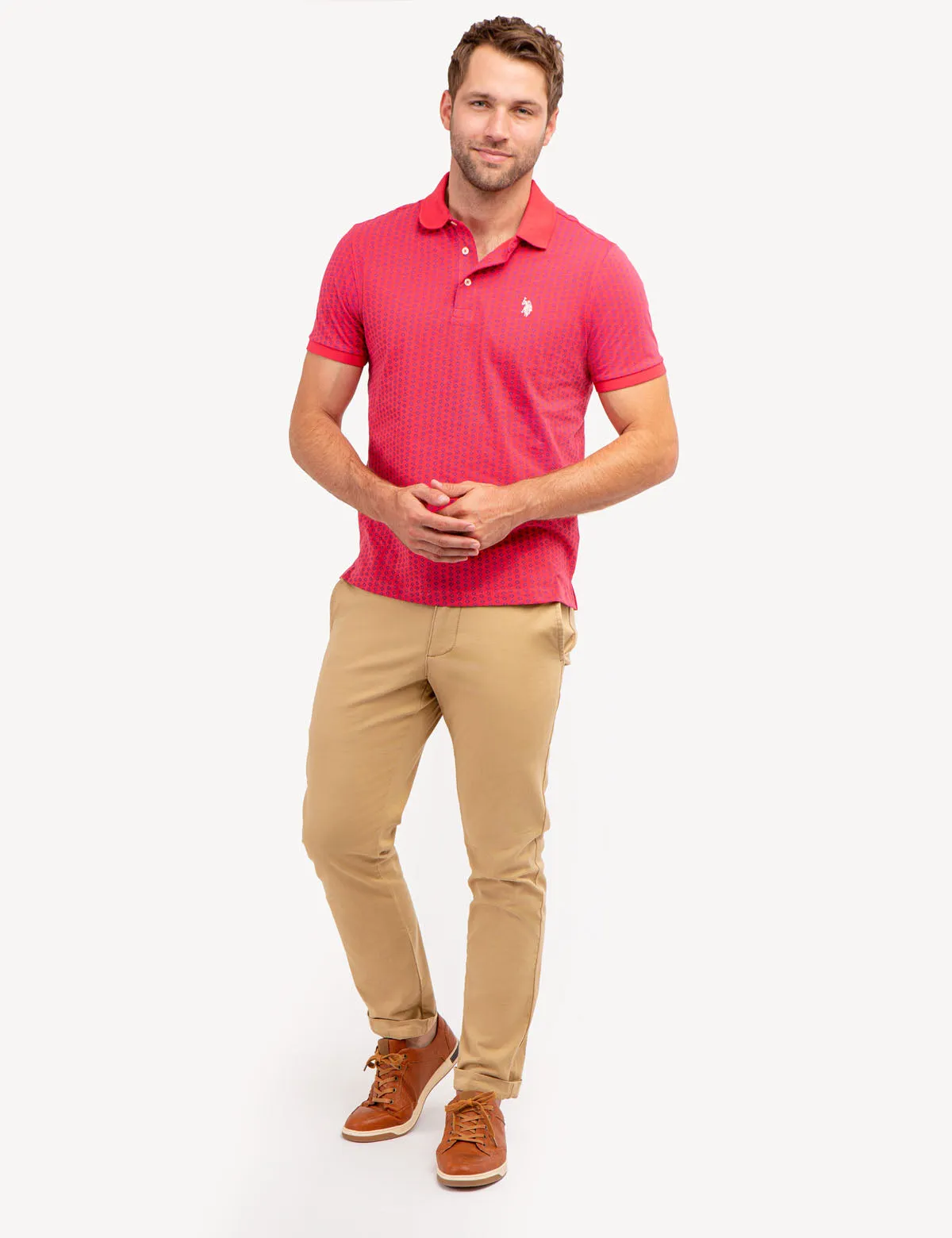 ALLOVER PRINTED JERSEY POLO SHIRT sold by U.S. Polo Assn. product image thumbnail 5