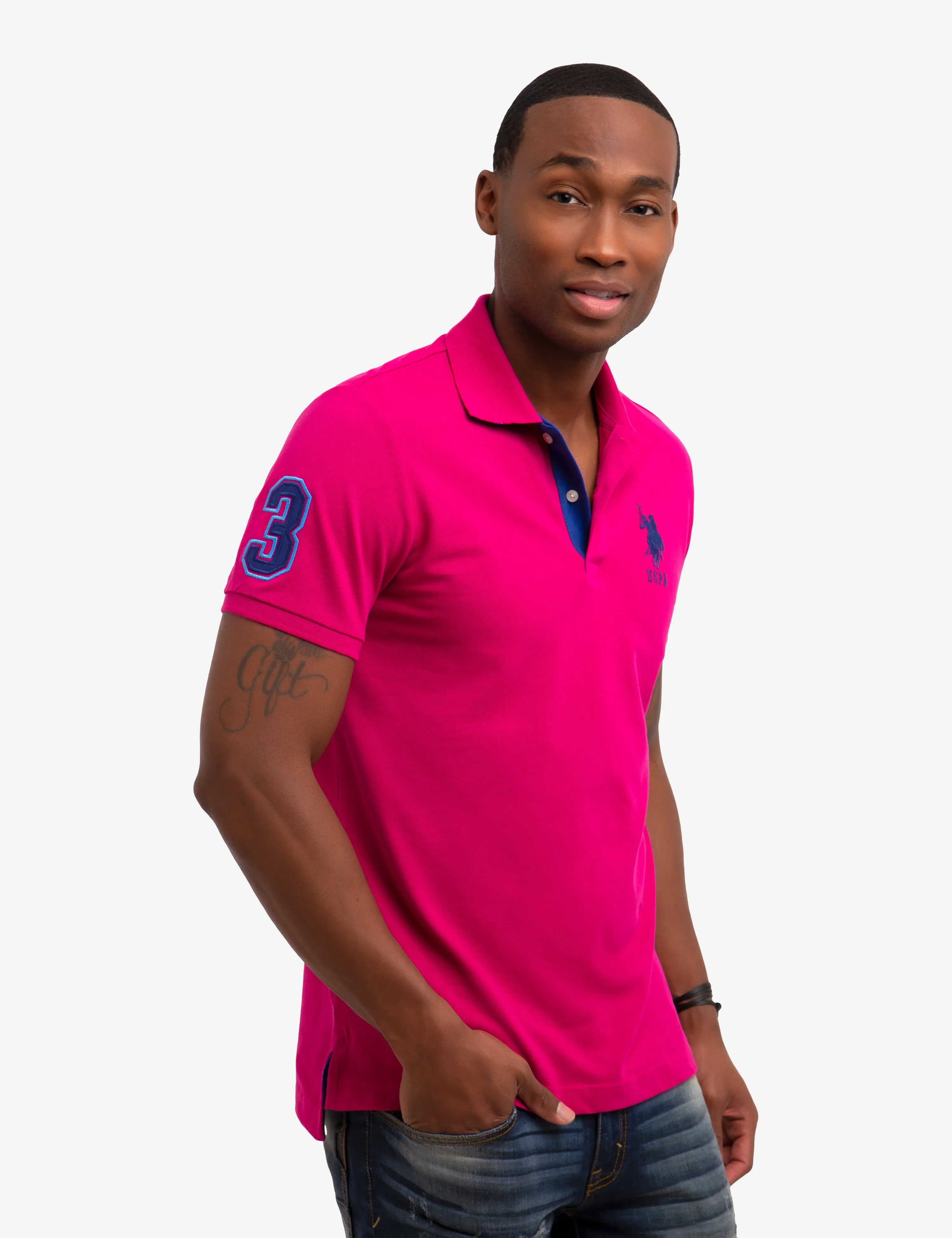 SLIM FIT STRETCH POLO SHIRT sold by U.S. Polo Assn.
