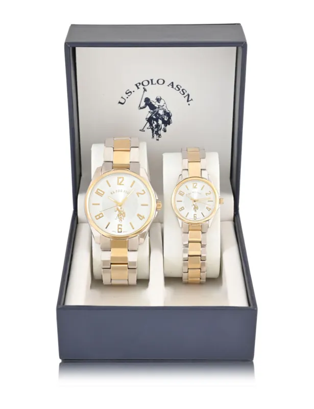 HIS AND HER TWO WATCH SET sold by U.S. Polo Assn.